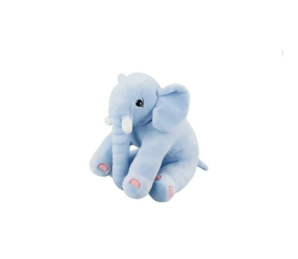 Jucarie de plus, Elefant, albastru, 29 cm, 2 ani+