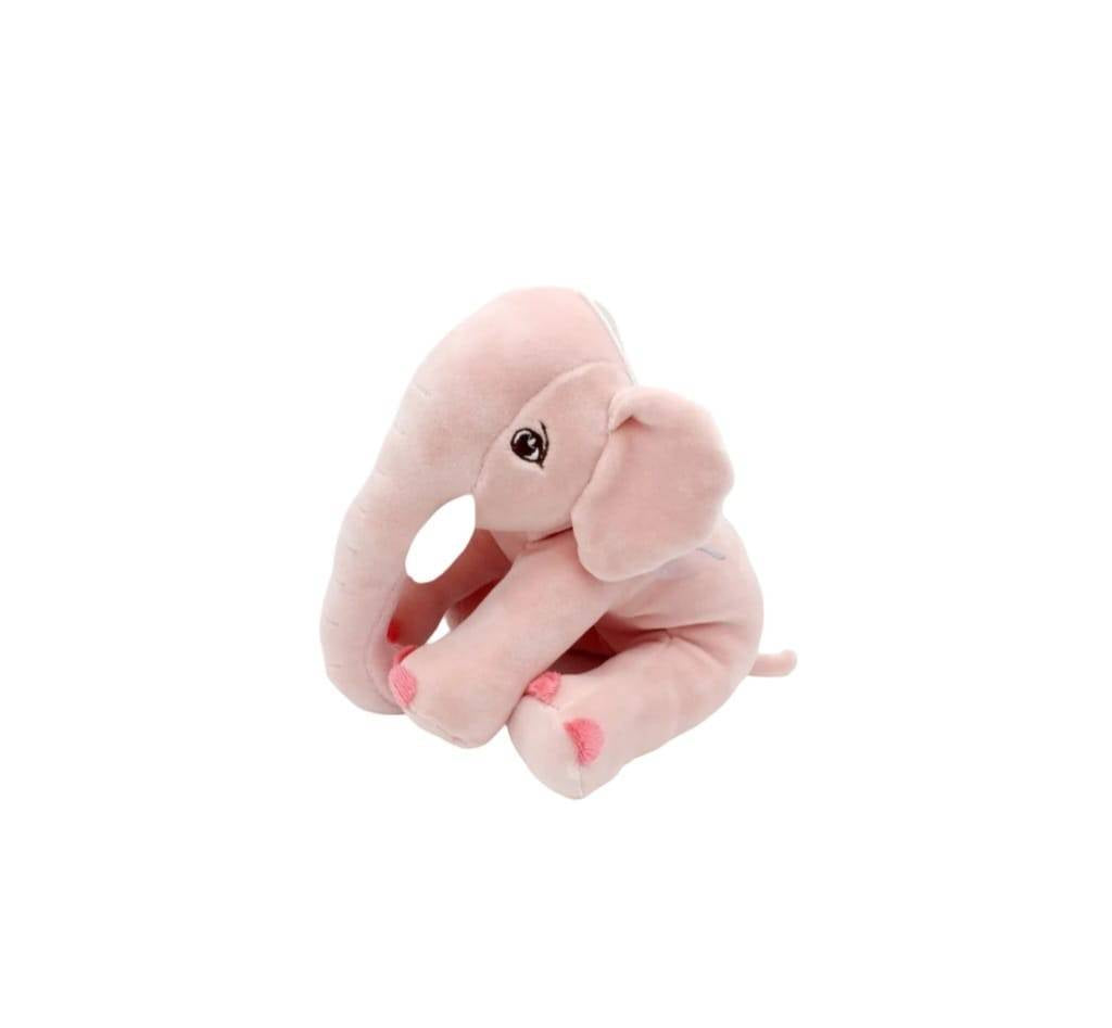 Jucarie de plus, Elefant, roz, 29 cm, 2 ani+