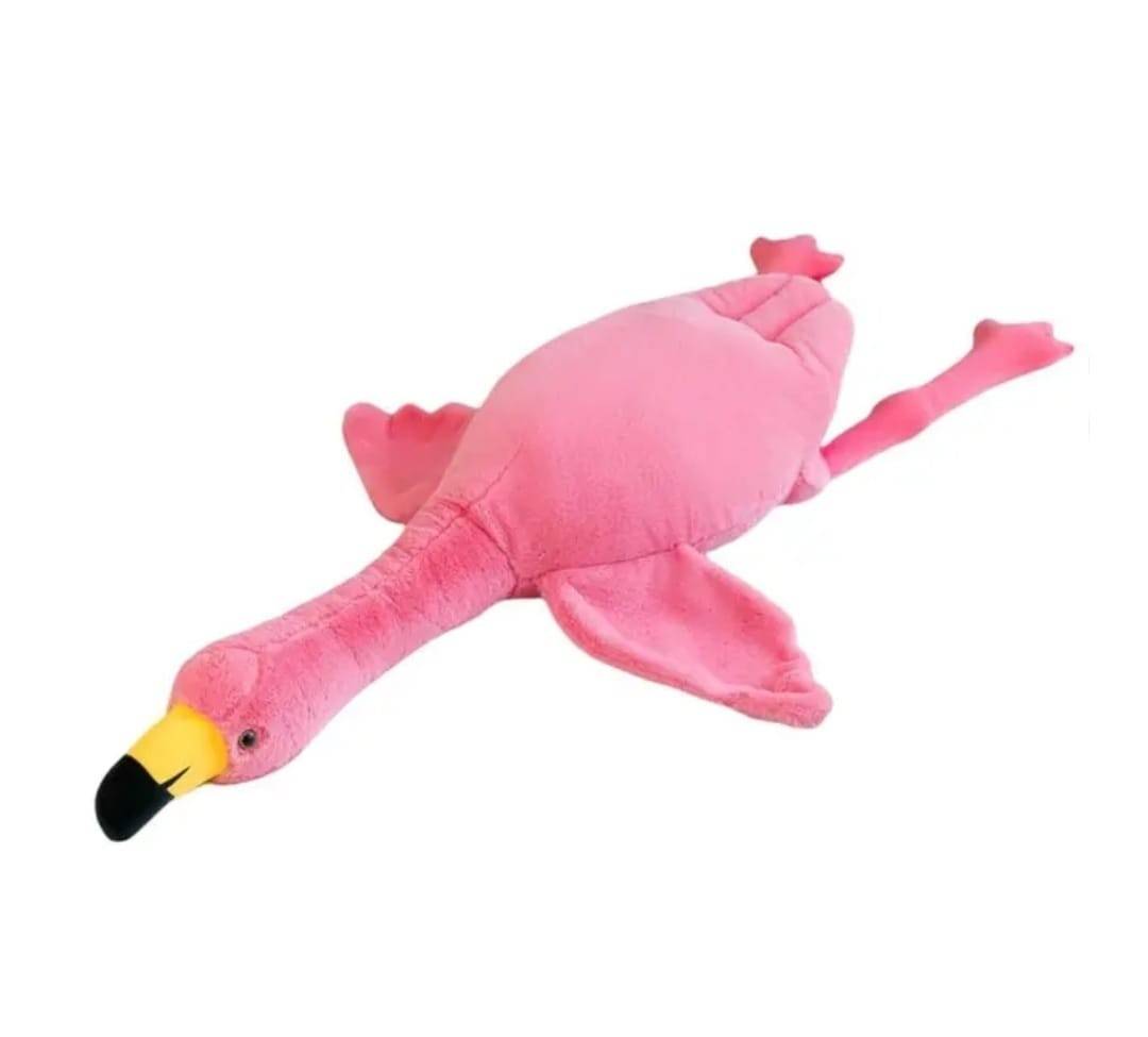 Jucarie de plus, Flamingo, tip perna, roz, 130 cm
