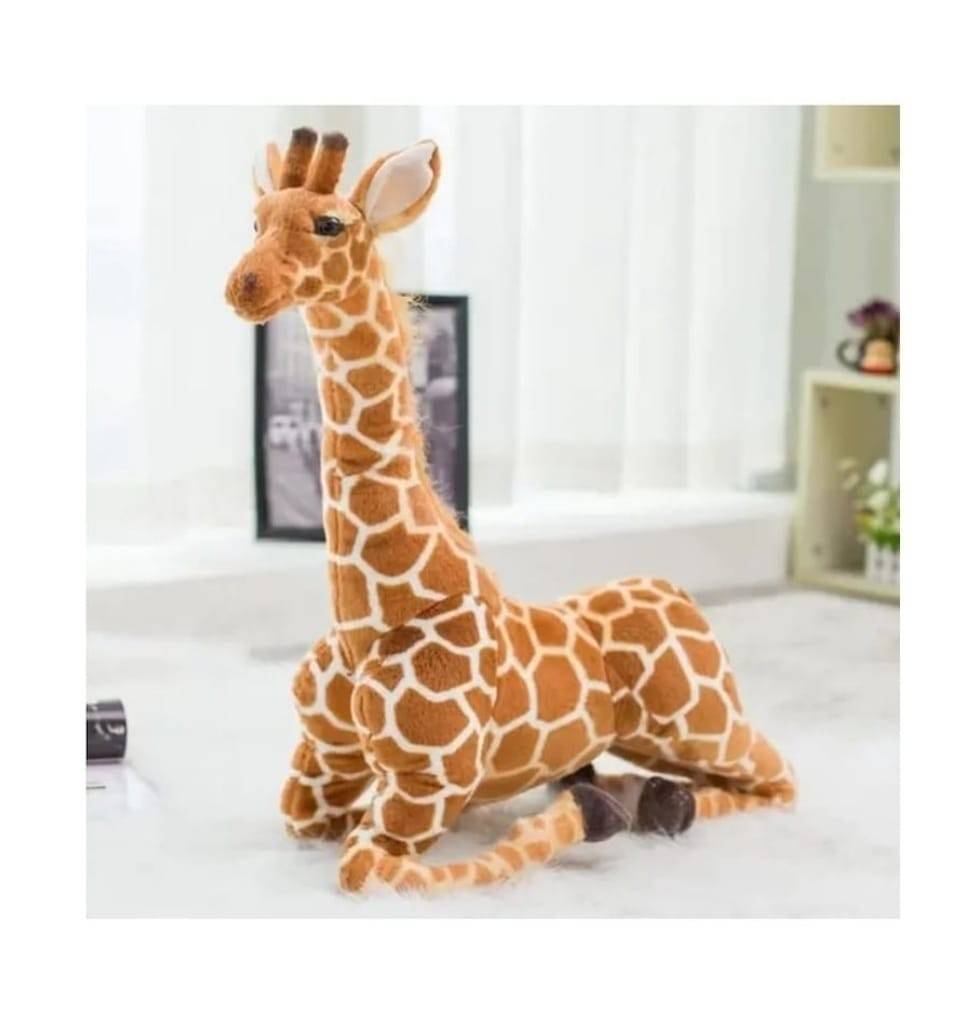 Jucarie de plus, Girafa, multicolor, 140 cm