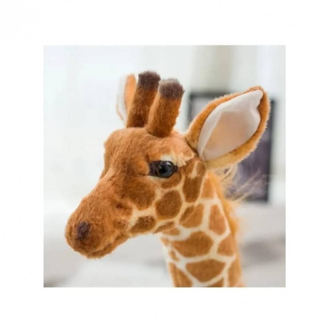 Jucarie de plus, Girafa, multicolor, 50 cm