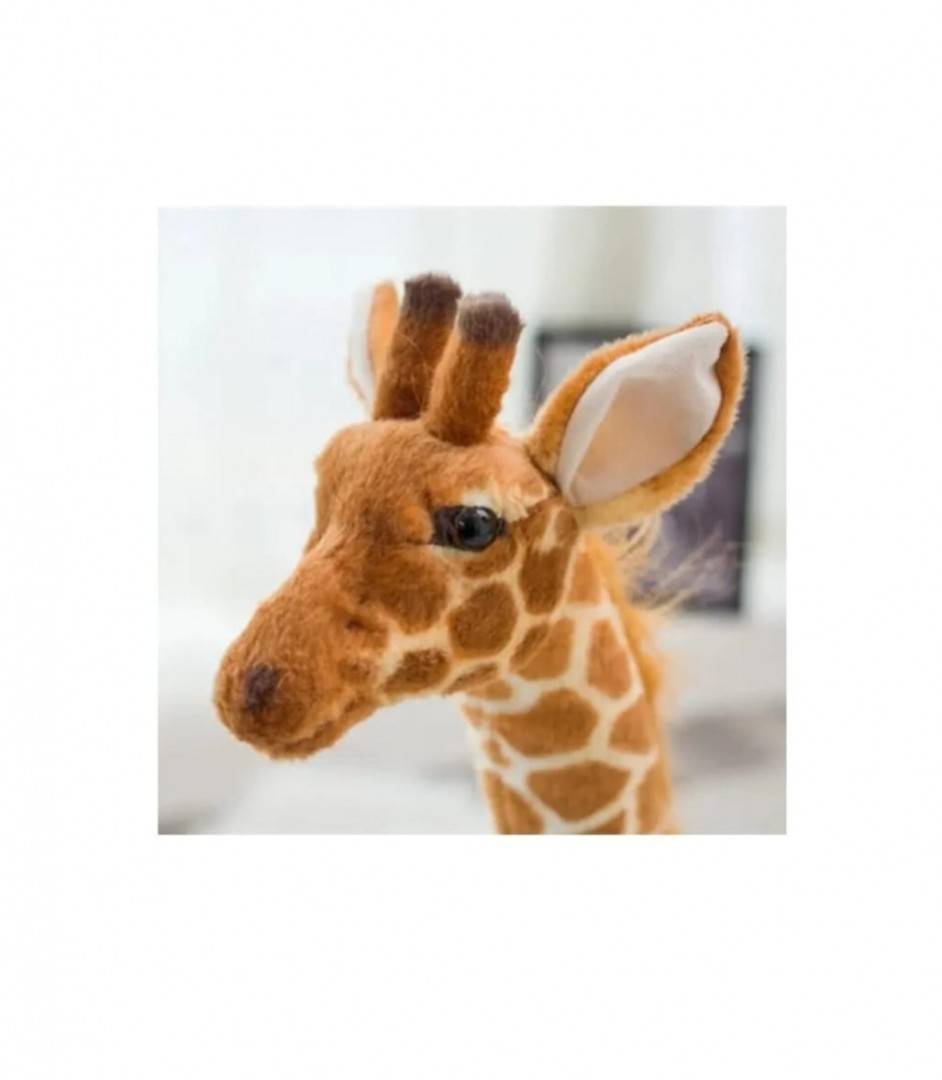 Jucarie de plus, Girafa, multicolor, 60 cm