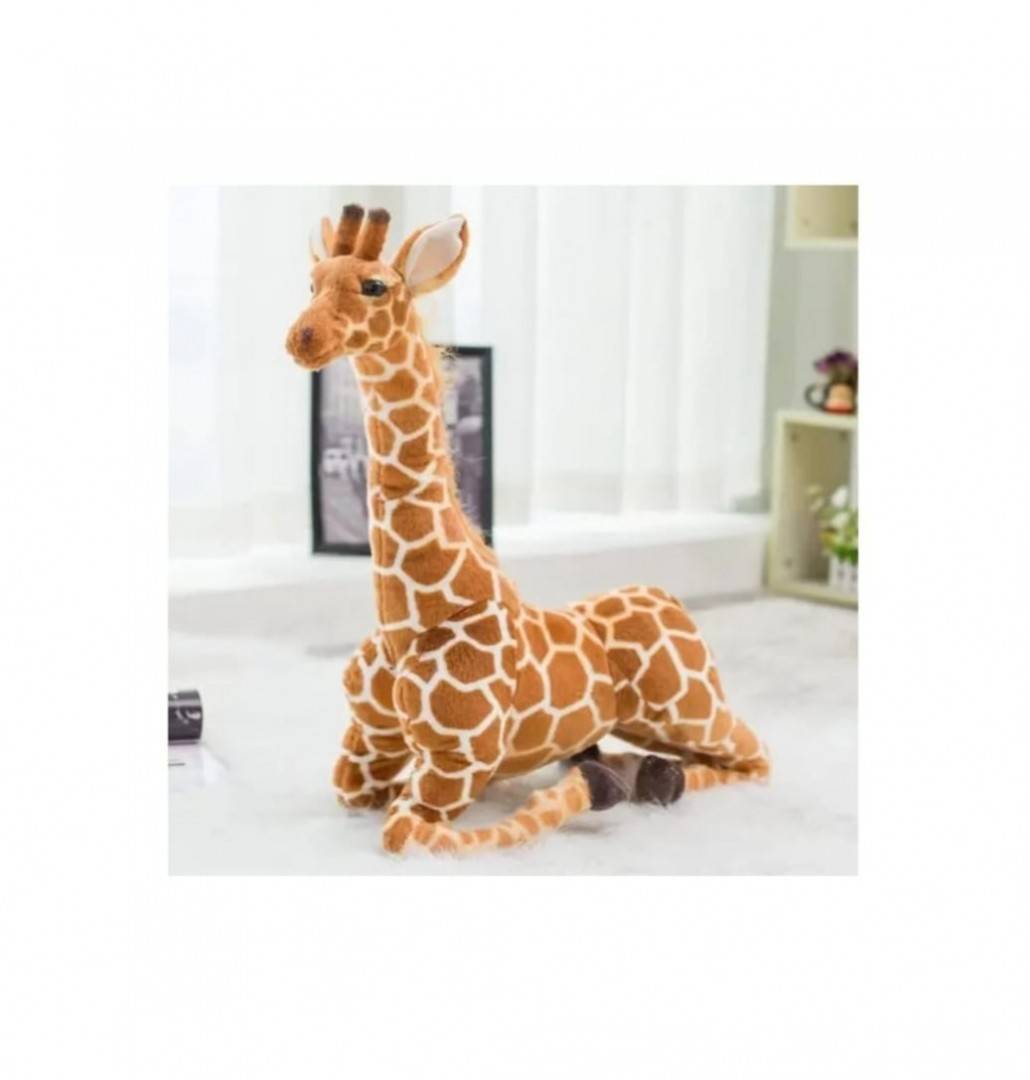 Jucarie de plus, Girafa, multicolor, 60 cm