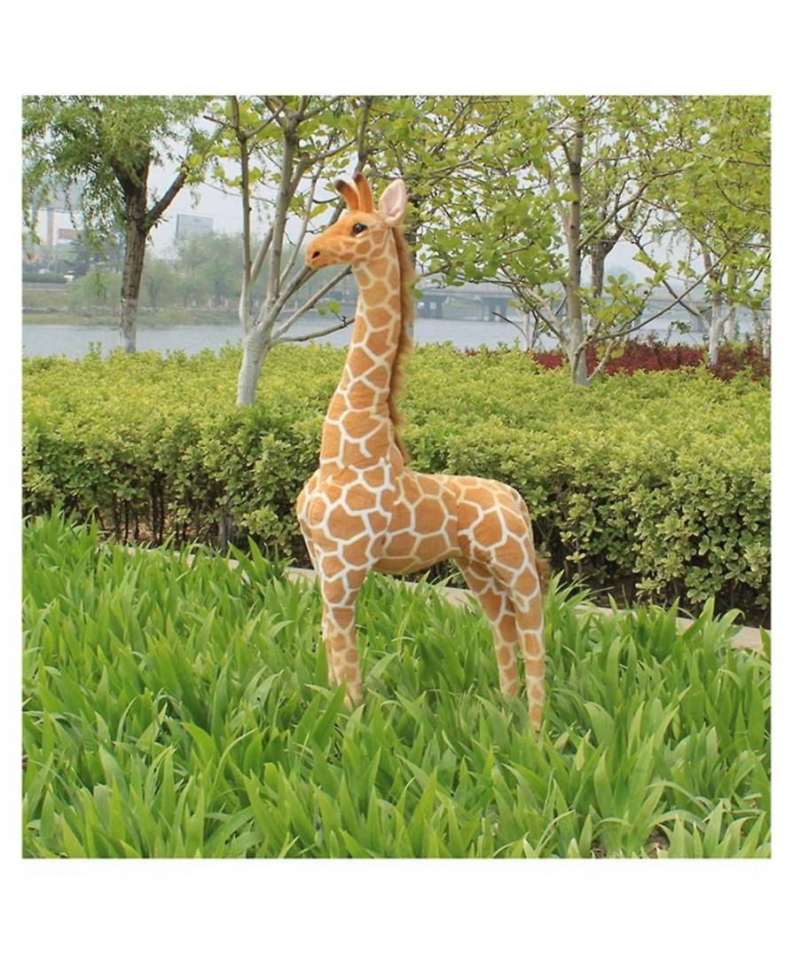Jucarie de plus, Girafa, multicolor, 92 cm