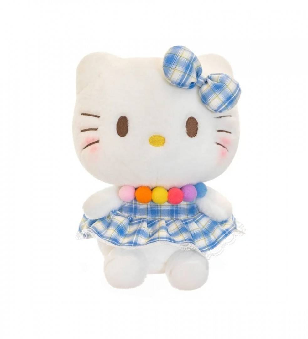 Jucarie de plus, Hello Kitty, blue, 33 cm