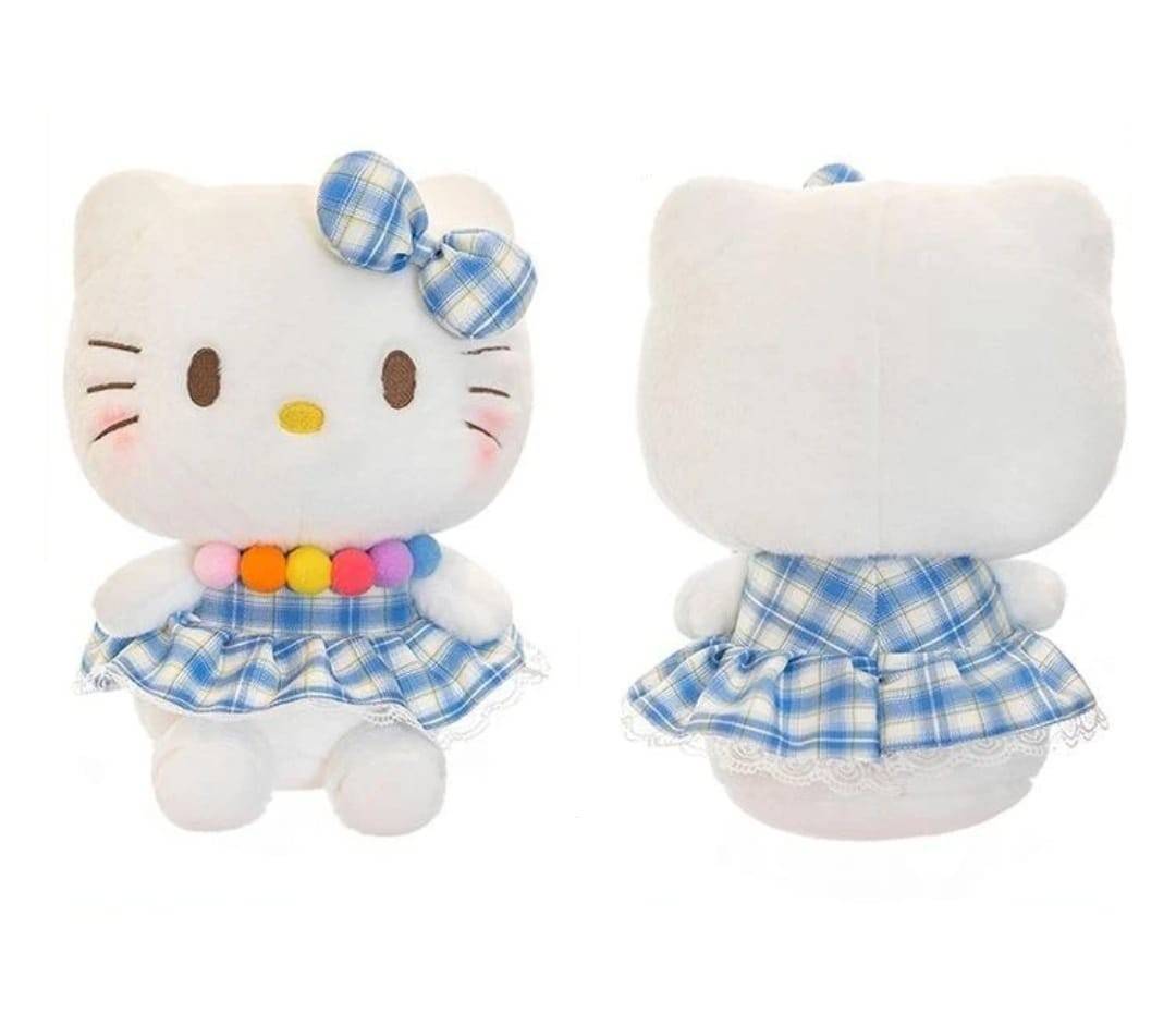 Jucarie de plus, Hello Kitty, blue, 33 cm