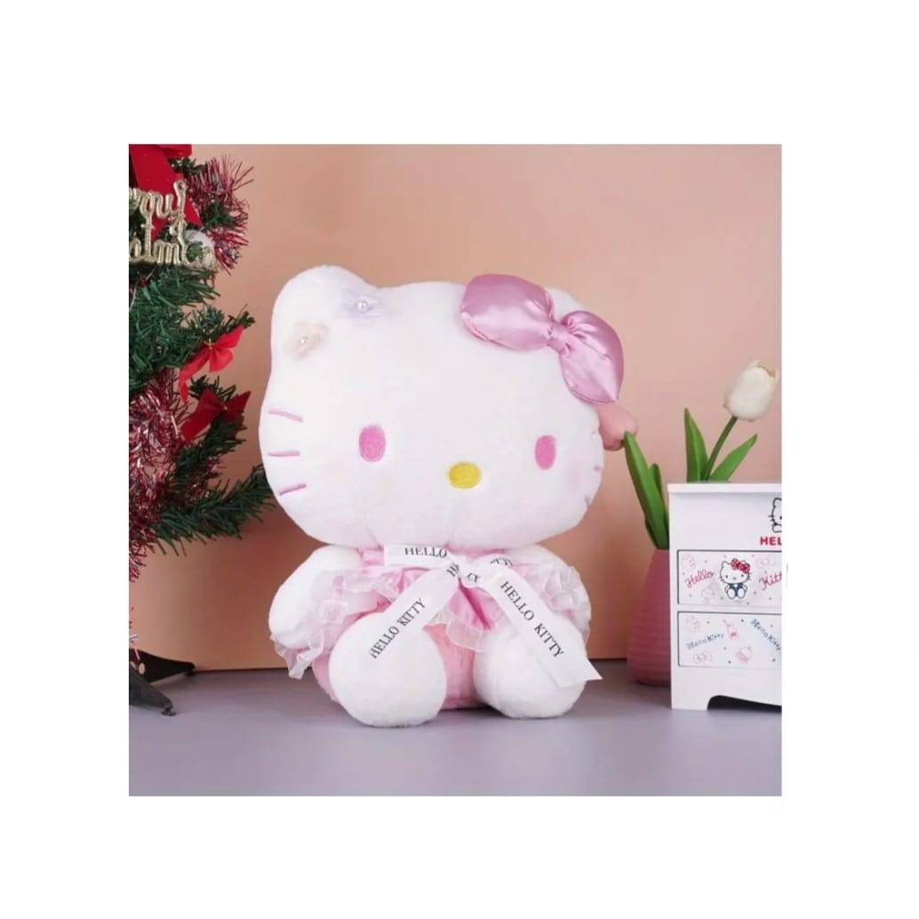 Jucarie de plus, Hello Kitty, multicolor, 44 cm