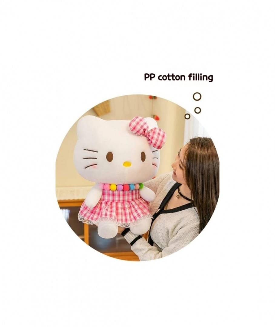 Jucarie de plus, Hello Kitty, multicolor, 50 cm