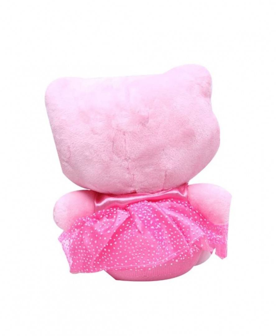 Jucarie de plus, Hello Kitty, roz deschis, 18 cm