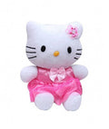 Jucarie de plus, Hello Kitty, roz/alb, 18 cm