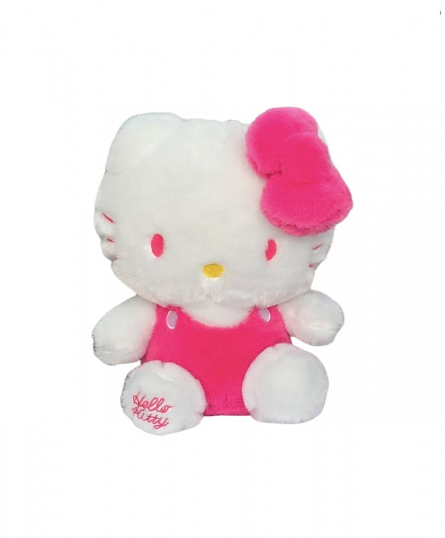 Jucarie de plus, Hello Kitty, roz/alb, 48 cm