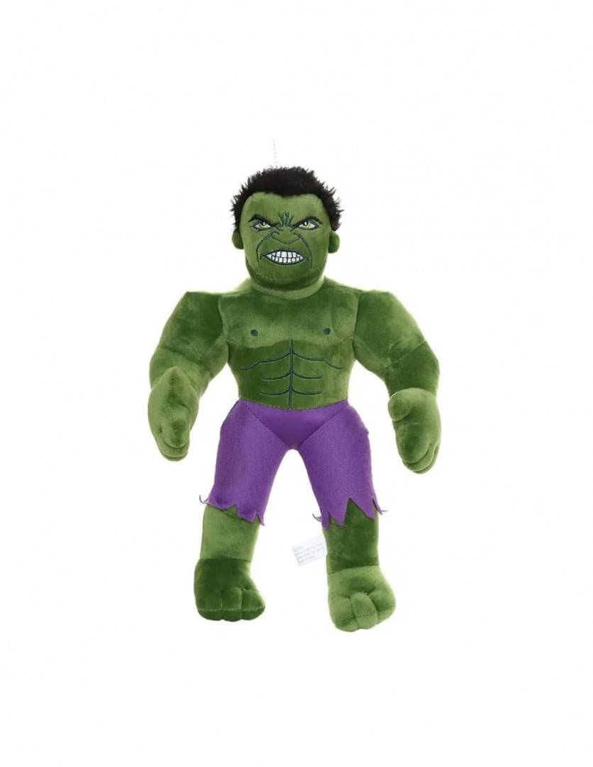 Jucarie de plus, Hulk, realist, verde/multicolor, 46 cm
