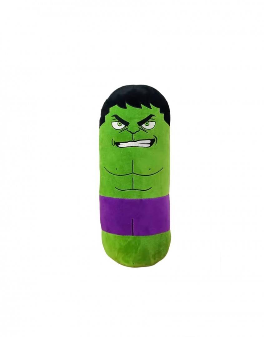 Jucarie de plus, Hulk, tip perna, verde, 70 cm