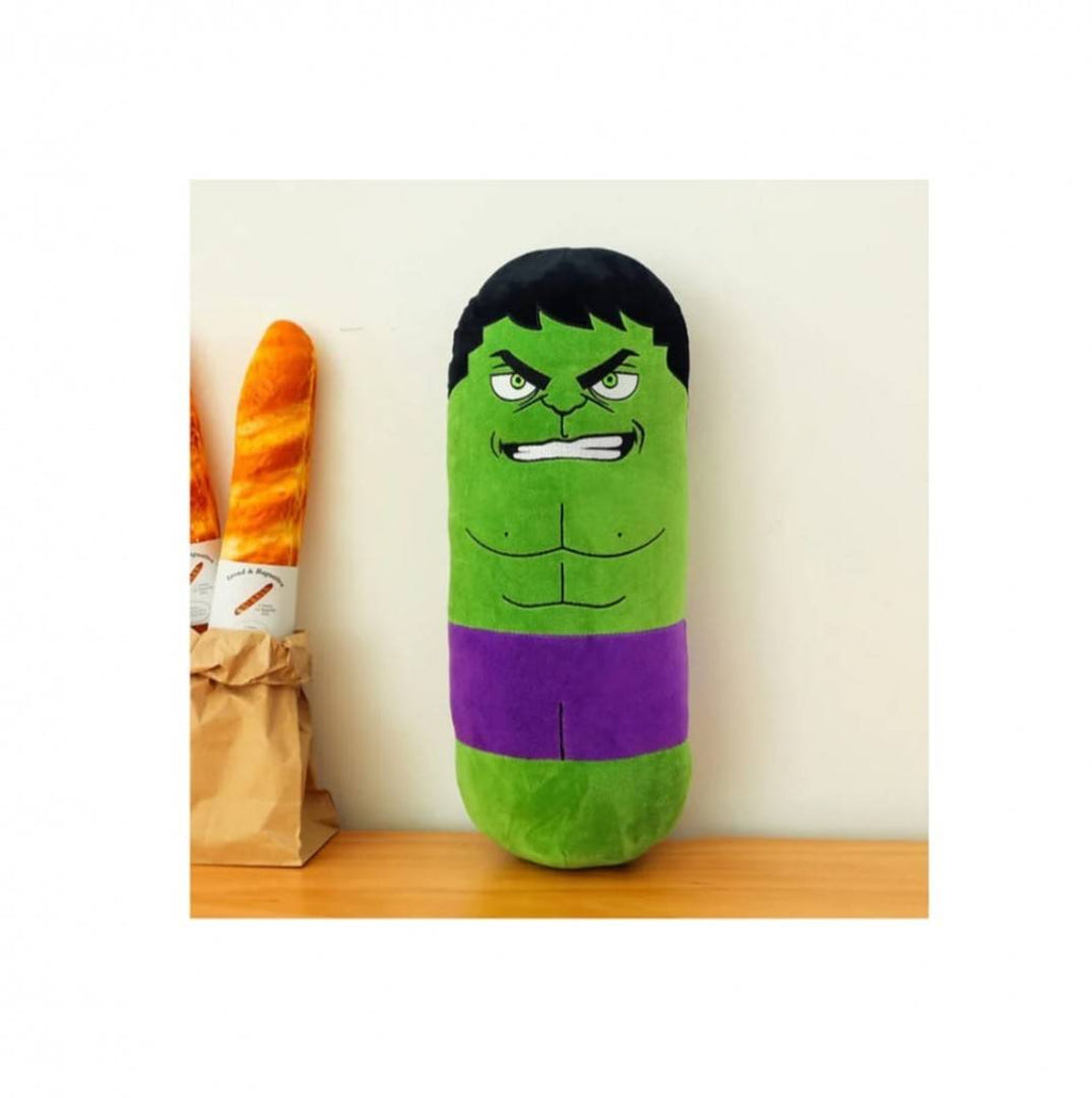 Jucarie de plus, Hulk, tip perna, verde, 70 cm