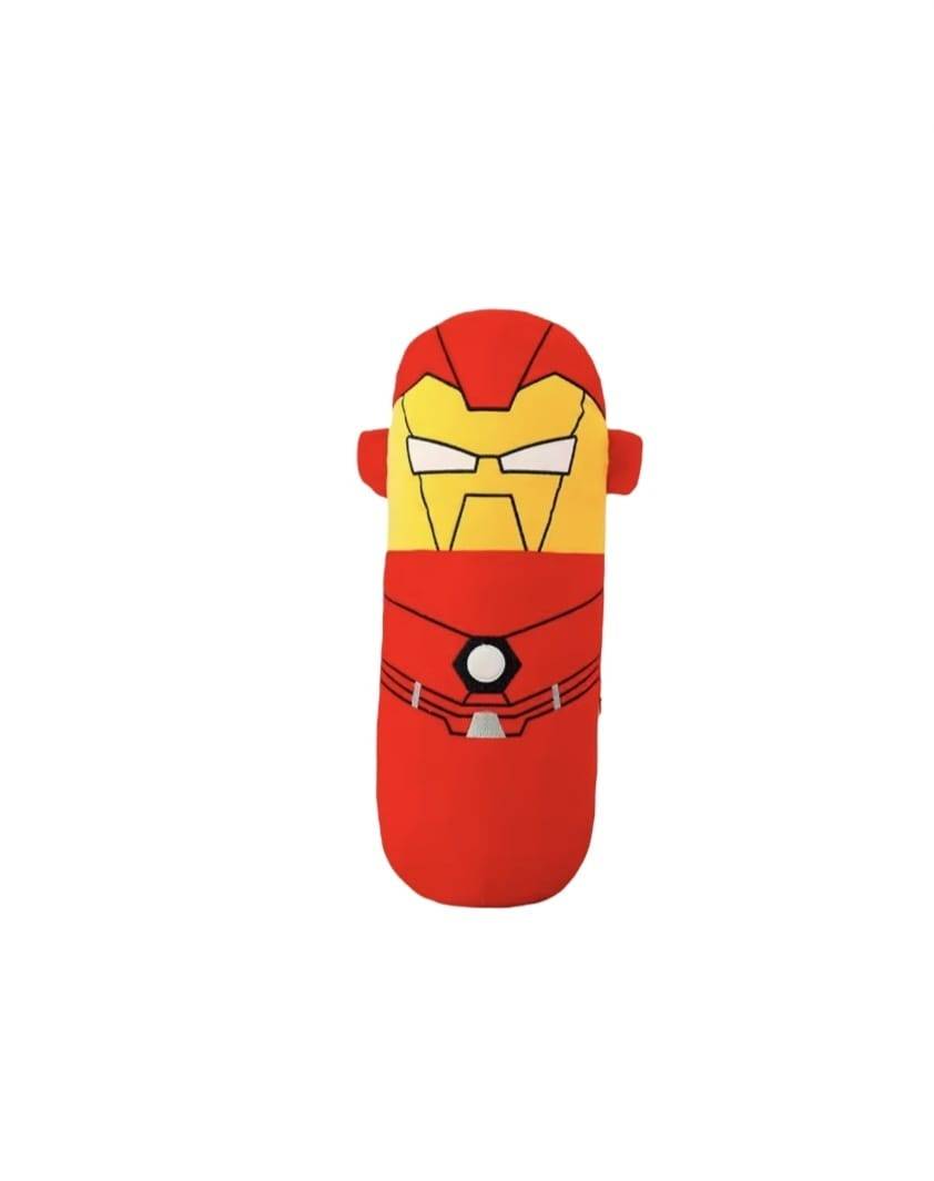 Jucarie de plus, Iron man, tip perna, rosu, 50 cm