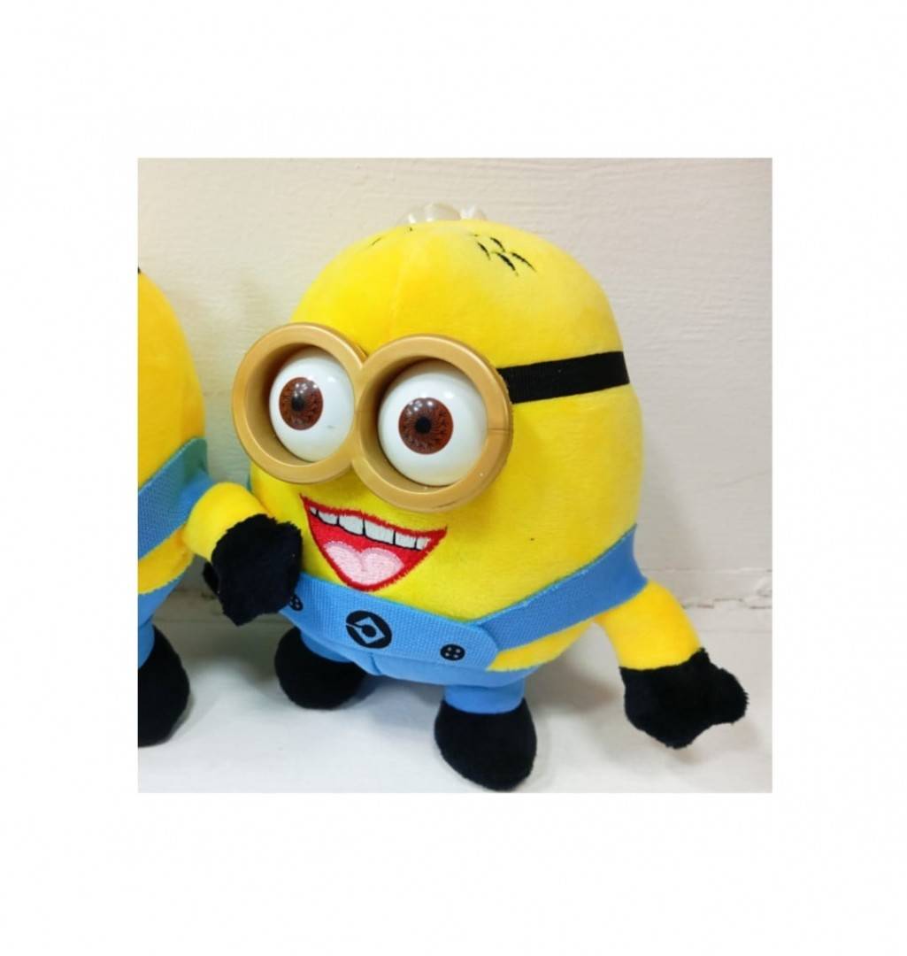 Jucarie de plus, Minion, multicolor, 22 cm