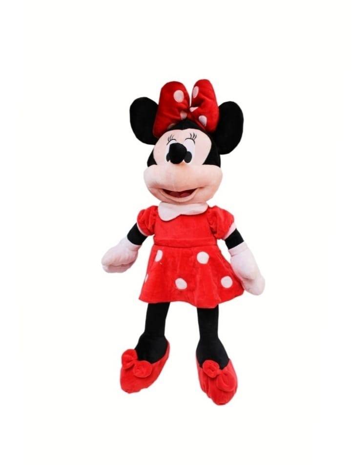 Jucarie de plus Minnie Mouse, 60 cm, rosu