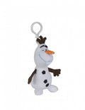 Jucarie de plus, Olaf, tip breloc, MASHASHOP, alb, 16 cm