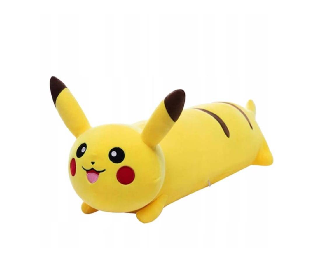 Jucarie de plus, Pikachu, MASHASHOP, tip perna, galben, 125 cm