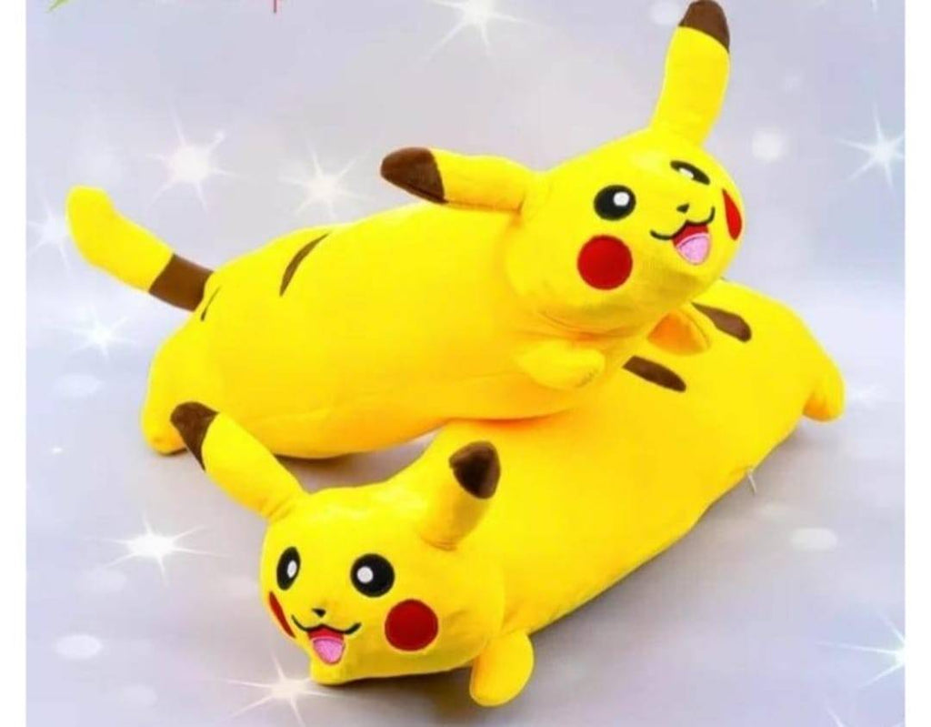 Jucarie de plus, Pikachu, tip perna, galben, 115 cm