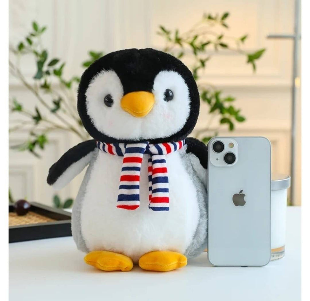 Jucarie de plus, Pinguin, multicolor, 25 cm