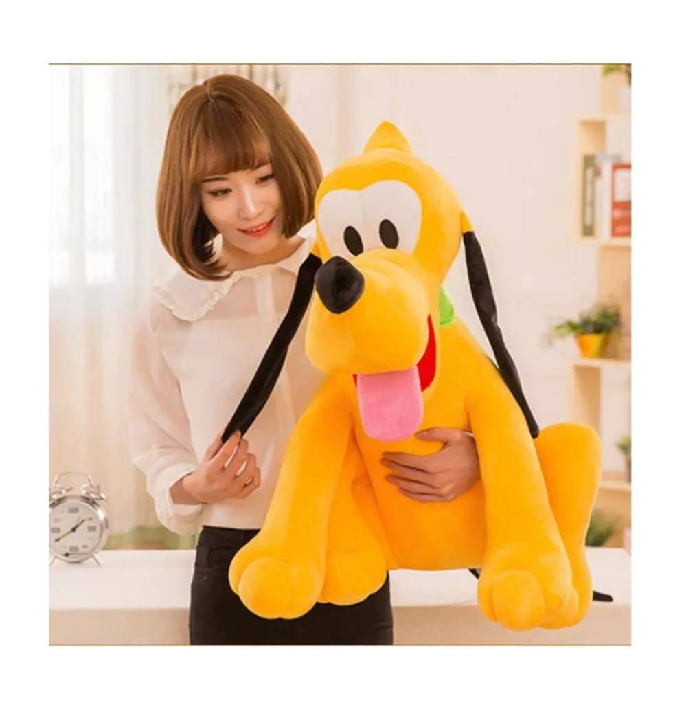 Jucarie de plus Pluto, galben, MASHASHOP, galben, 64 cm