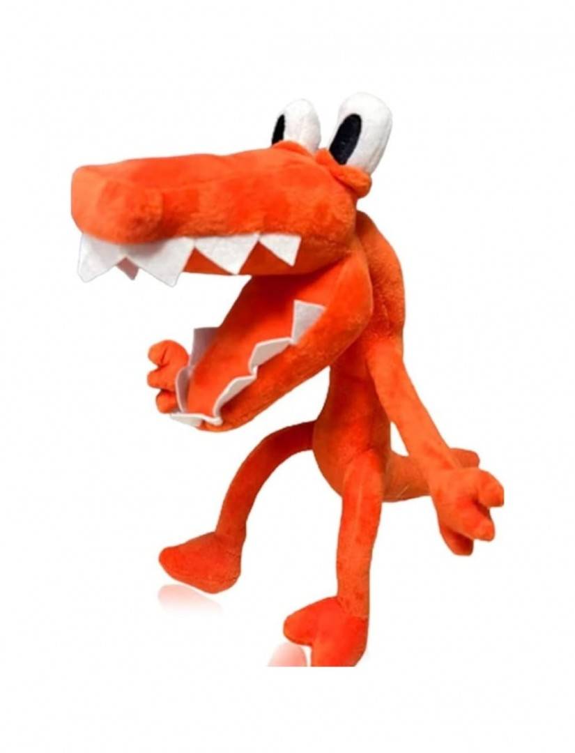 Jucarie de plus, Rainbow Friends, portocaliu, 30 cm