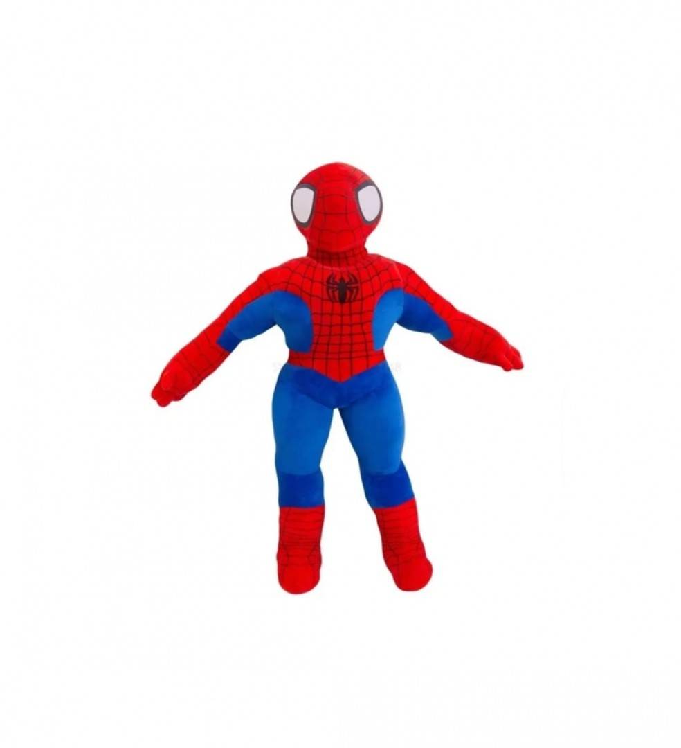 Jucarie de plus, Spider - Man, rosu/albastru, 115 cm