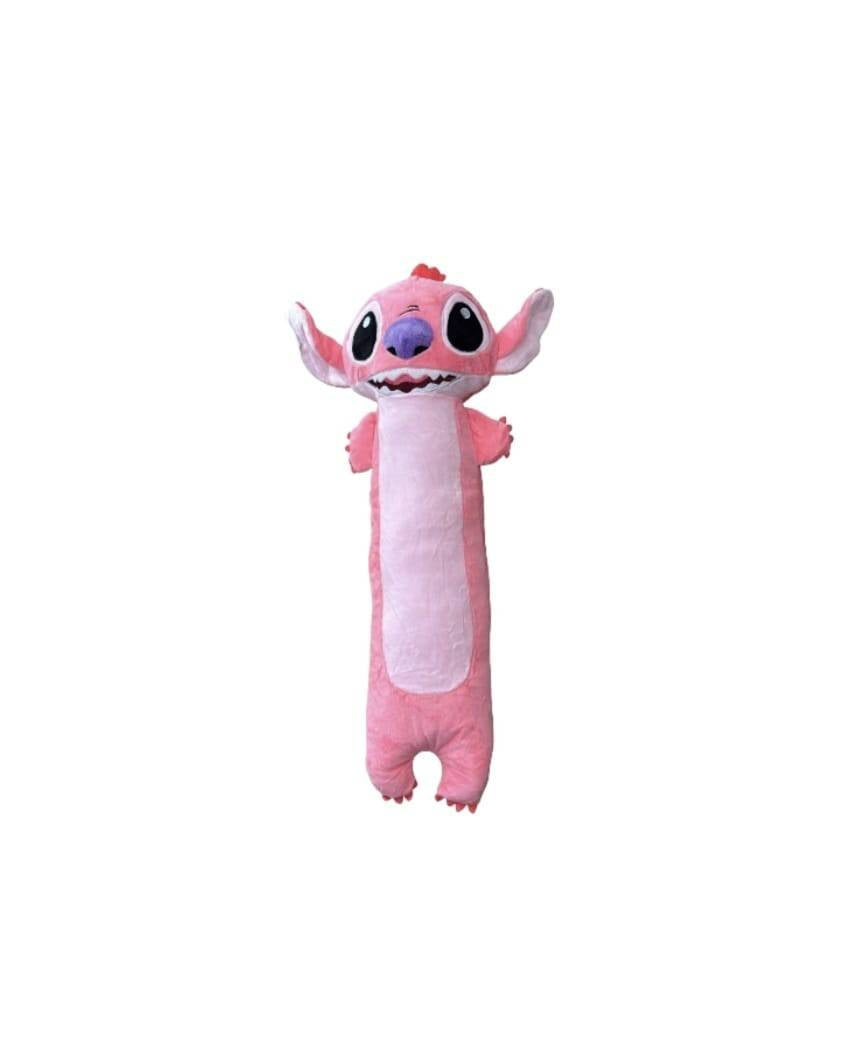 Jucarie de plus, Stitch Angel, tip perna, roz, 50 cm