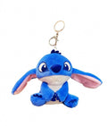 Jucarie de plus Stitch, tip breloc, albastru, 15 cm