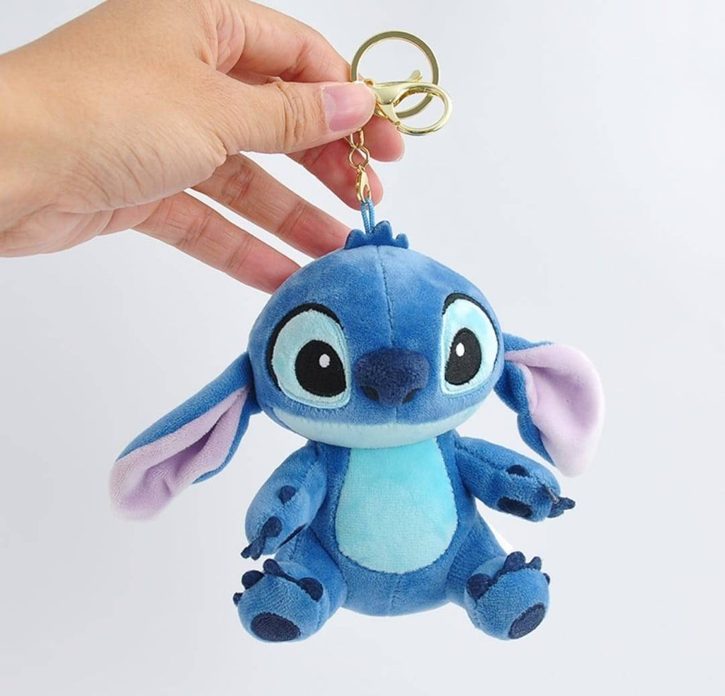 Jucarie de plus Stitch, tip breloc, multicolor, 12 cm