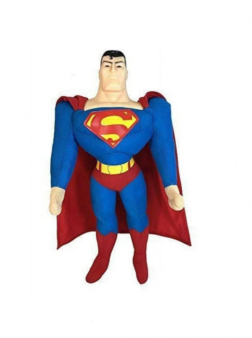 Jucarie de plus, Superman, realist, albastru, 41 cm