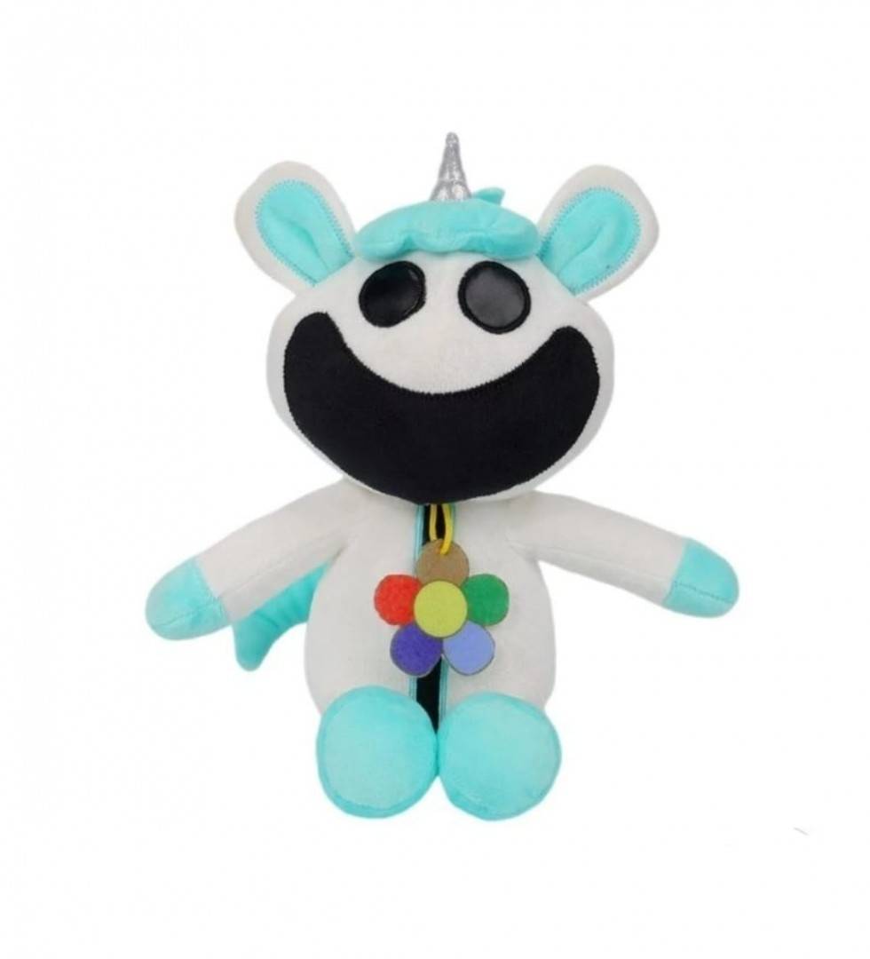Jucarie de plus, The Smiling Critters, alb, 32 cm