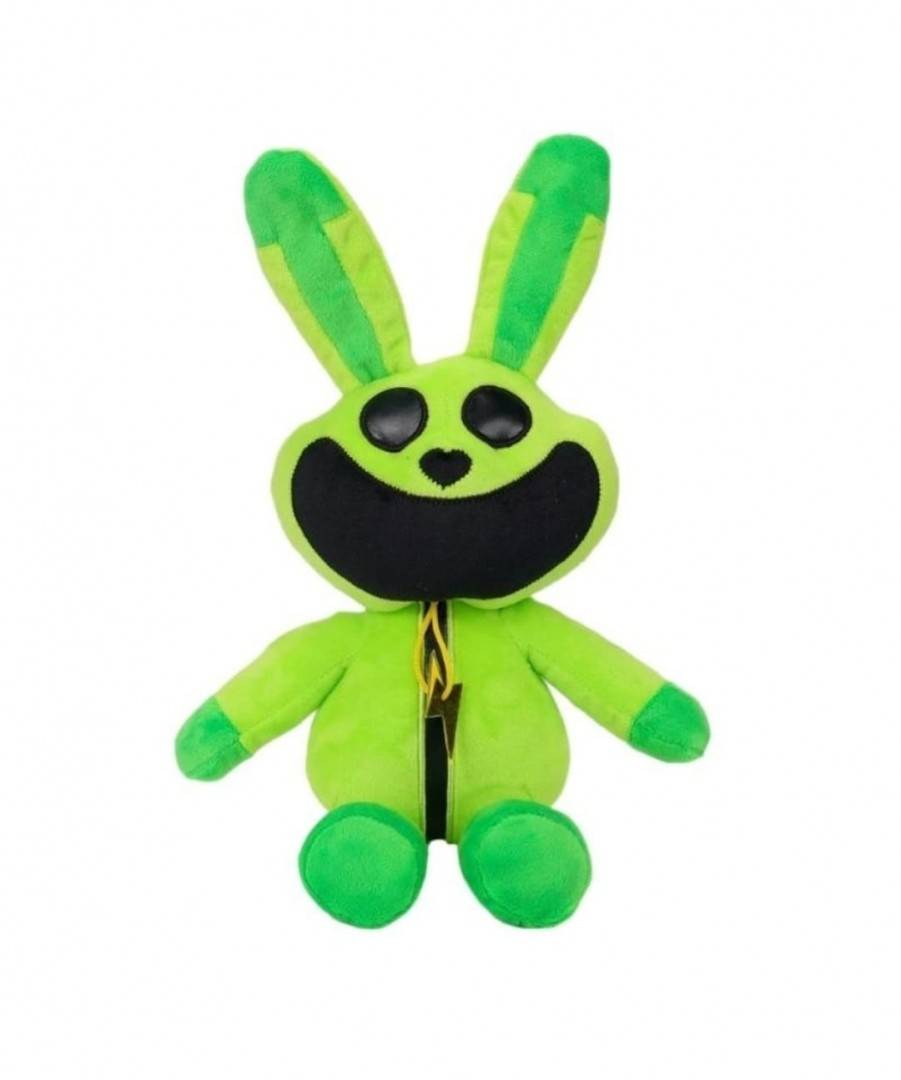 Jucarie de plus, The Smiling Critters, verde, 32 cm