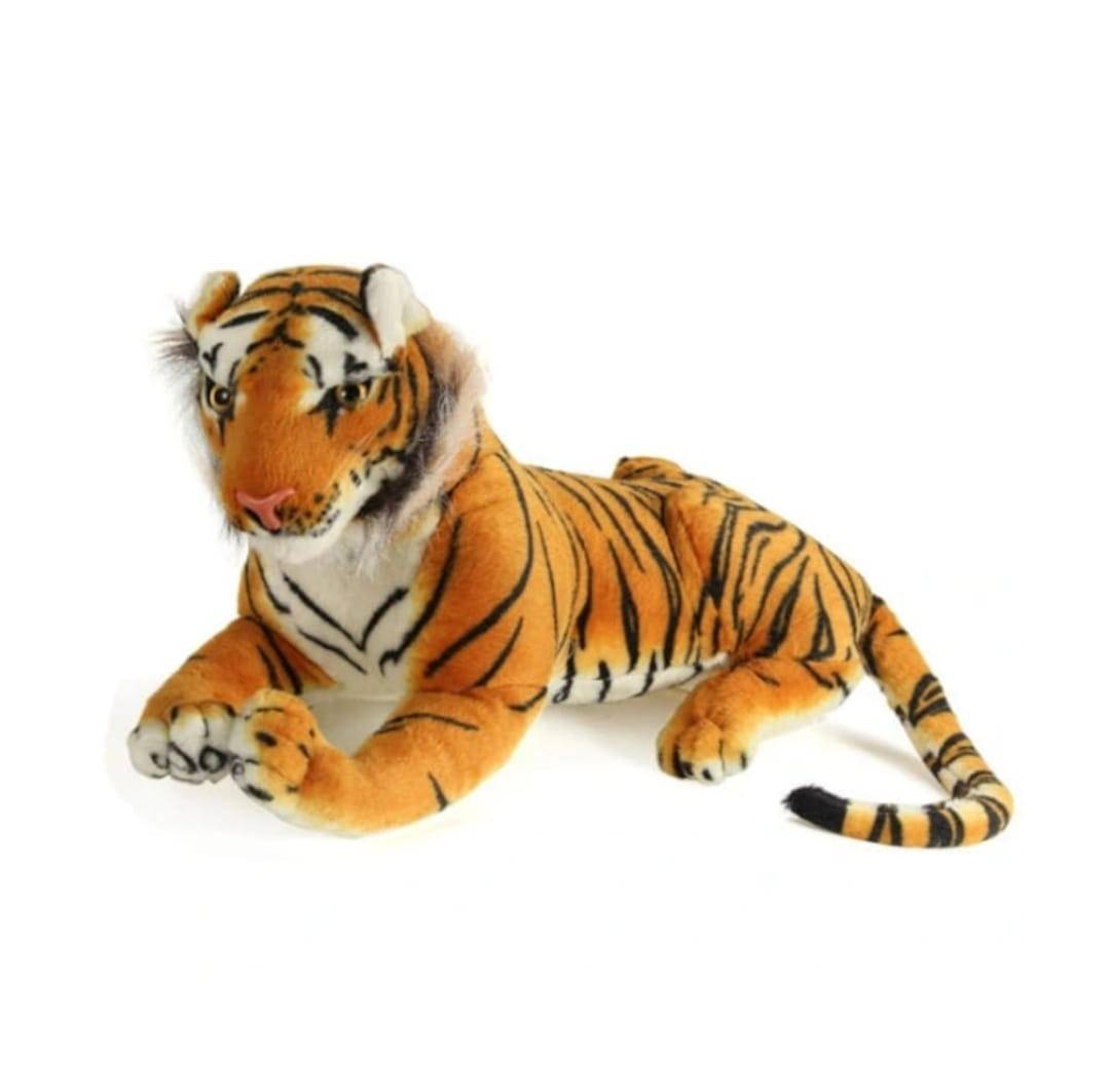 Jucarie de plus, Tigru, multicolor, 45 cm