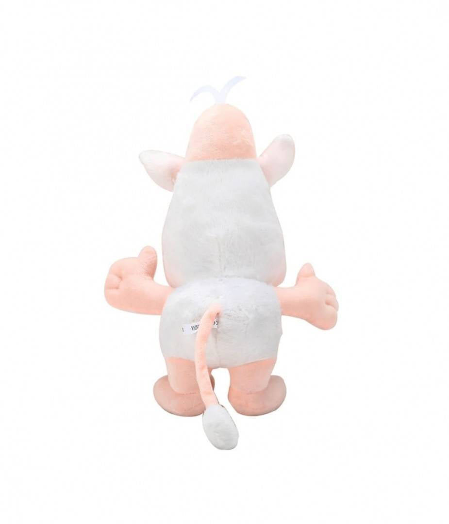 Jucarie de plus, tip Booba, alb, 31 cm