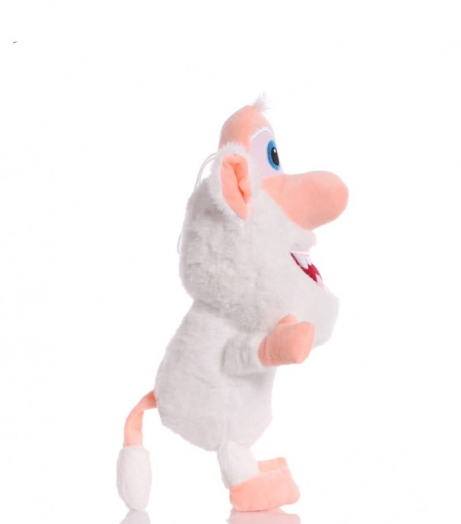 Jucarie de plus, tip Booba, alb, 31 cm