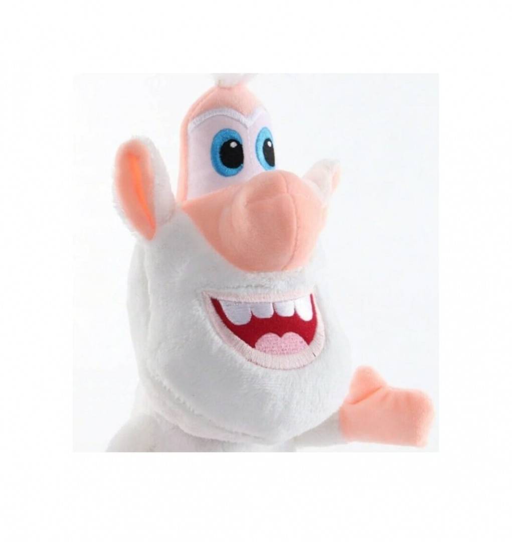Jucarie de plus, tip Booba, alb, 31 cm