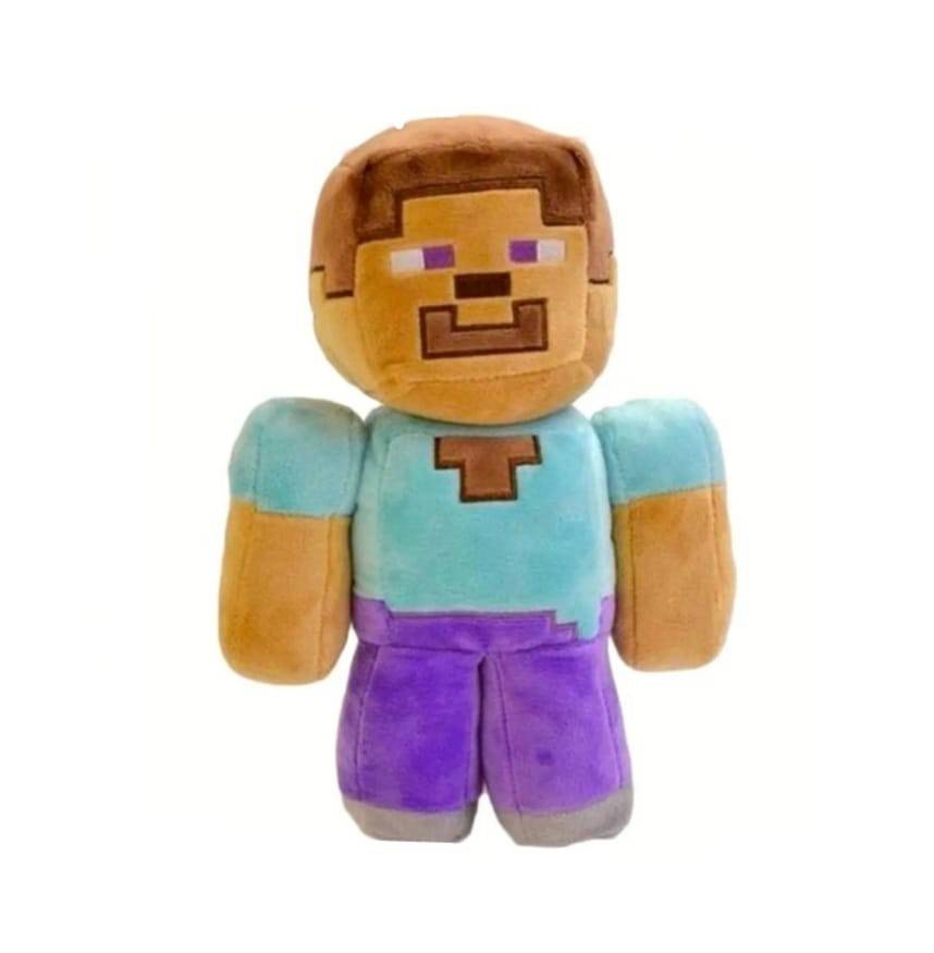 Jucarie de plus, tip Mycraft, Zombie Steve, multicolor, 30 cm