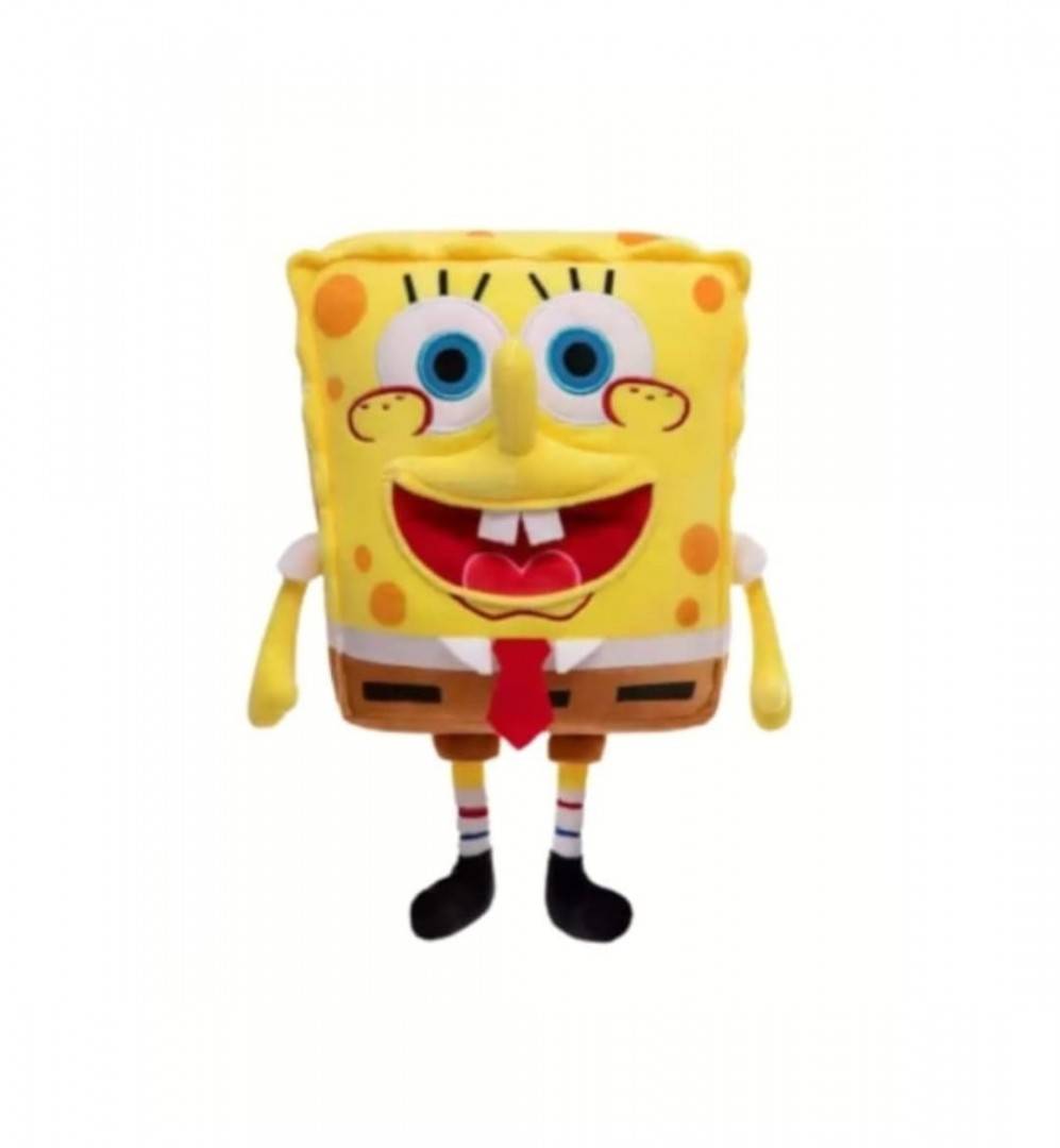 Jucarie de plus, tip SpongeBob, galben, 40 cm