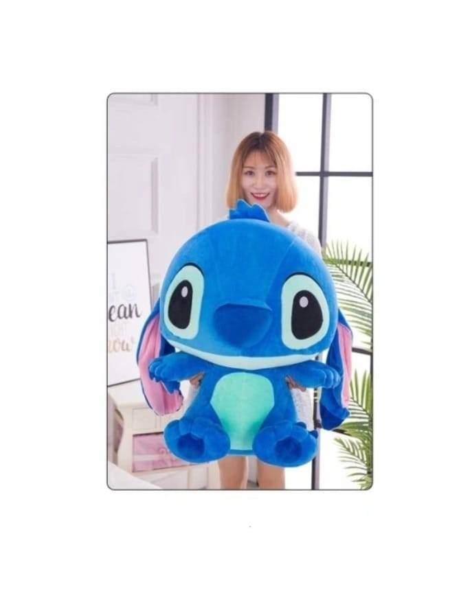 Jucarie de plus, tip Stich, albastru, 68 cm