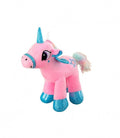 Jucarie de plus, Unicorn, canta, roz, 26 cm