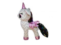 Jucarie de plus, Unicorn cu sunet, alb, 34 cm