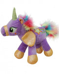 Jucarie de plus, Unicorn, mov, 40 cm