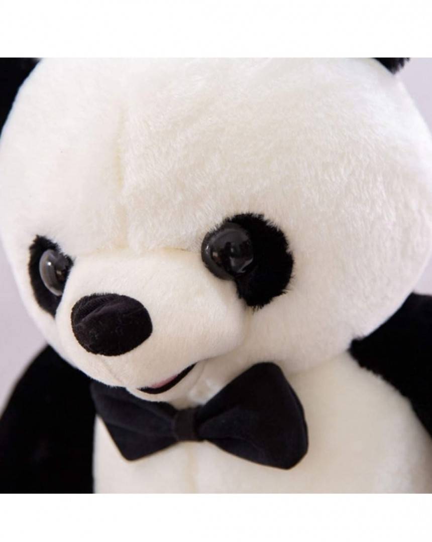 Jucarie de plus, Urs Panda, alb/negru, 90 cm