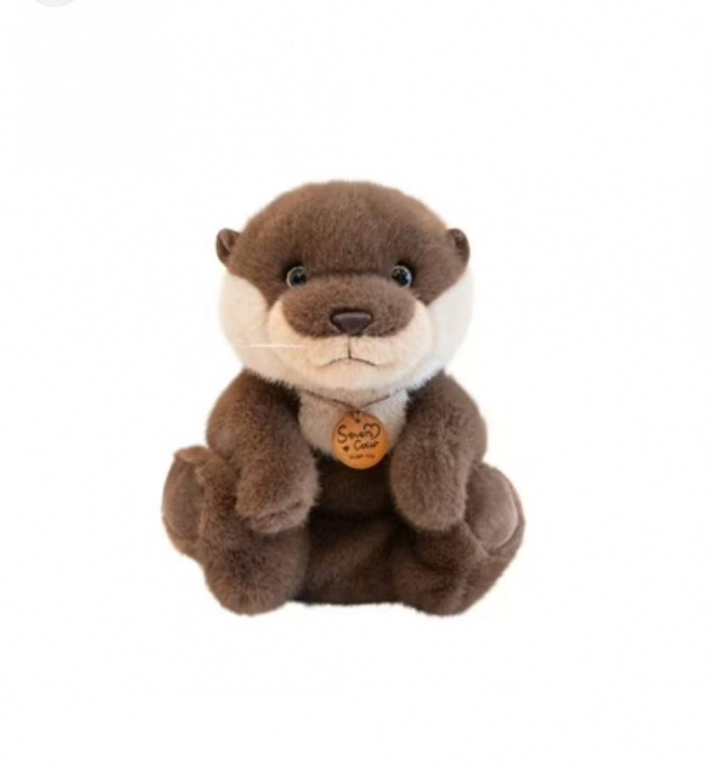 Jucarie de plus, Vidra, maro, 30 cm