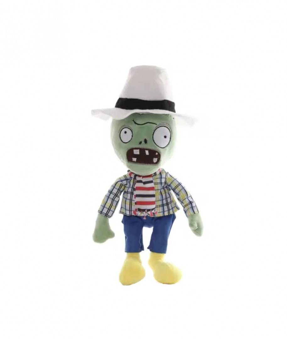 Jucarie din plus pentru copii, Fisherman Zombie, Plants vs Zombies, 25 cm