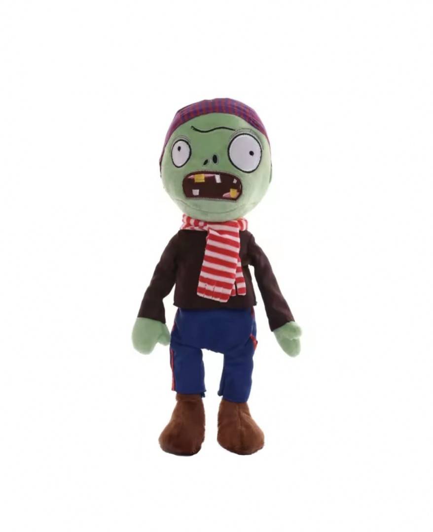 Jucarie din plus pentru copii, Green Pirate Zombie, Plants vs Zombies, 28 cm