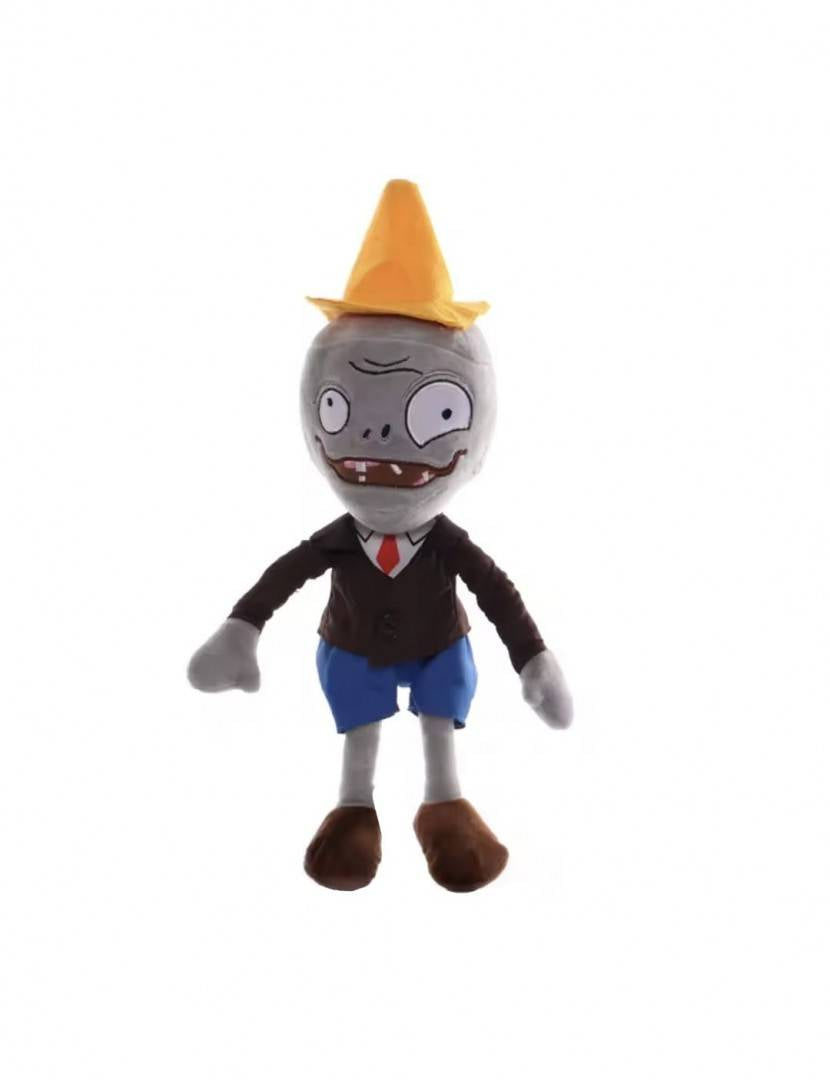 Jucarie din plus pentru copii, Orange Zombie, Plants vs Zombies, 28 cm
