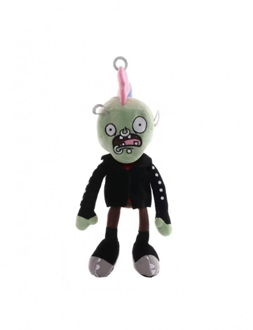 Jucarie din plus pentru copii, Punk Zombie, Plants vs Zombies, 28 cm